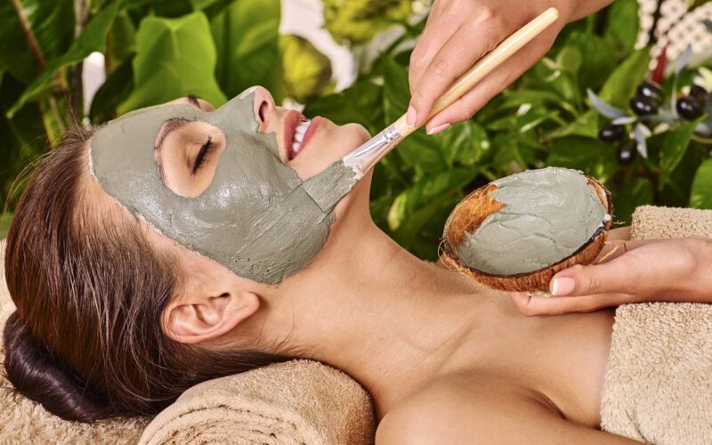 bigstock-Woman-with-clay-facial-mask-in-84642008